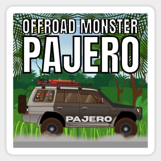 Off road Monster Pajero Sticker